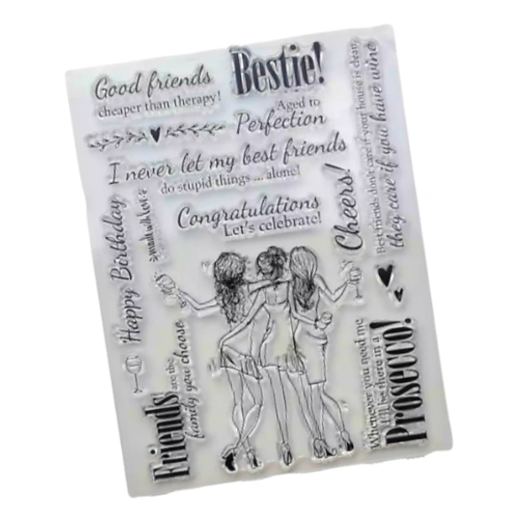 Craft Affaire Best Friends Clear Stamp - 11 x 15 cm