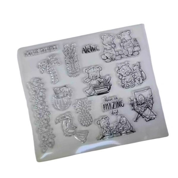Craft Affaire Cute Teddy Wishes Clear Stamp - 17 x 15 cm