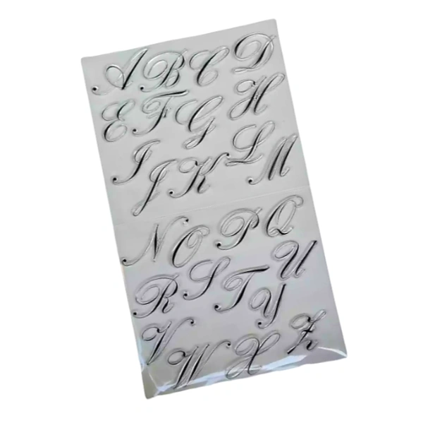 Craft Affaire Designer Alphabets Large Clear Stamp - Set of 2 Stamps - 18 x 15 cm