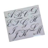 Craft Affaire Designer Alphabets Large Clear Stamp - Set of 2 Stamps - 18 x 15 cm