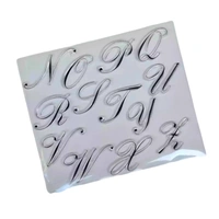 Craft Affaire Designer Alphabets Large Clear Stamp - Set of 2 Stamps - 18 x 15 cm
