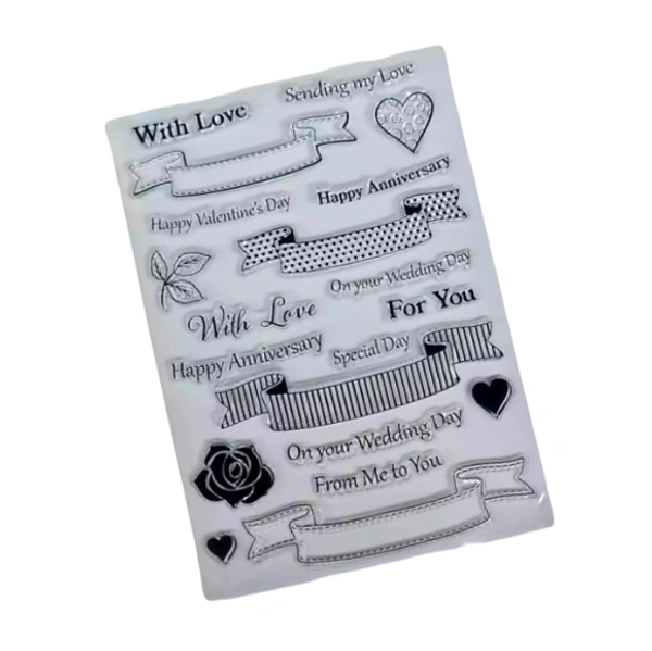 Craft Affaire Banners Clear Stamp - 15 x 21 cm