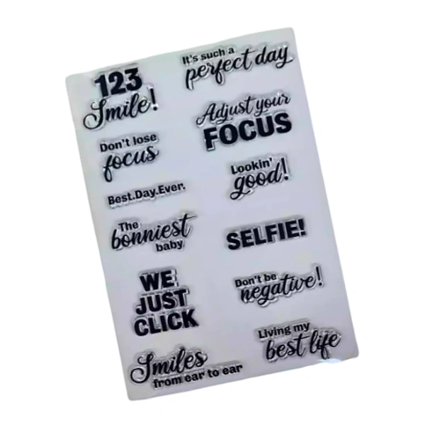 Craft Affaire Sentiments Clear Stamp - 14.5 x 20.5 cm