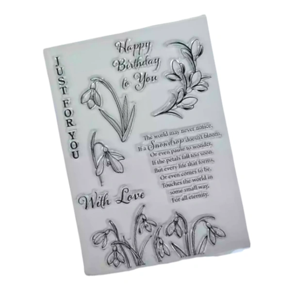 Craft Affaire Garlands Wishes Clear Stamp - 15 x 21 cm