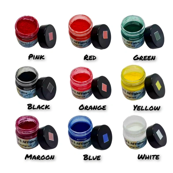 Combo 01 - Opaque Pigments - 15g Each