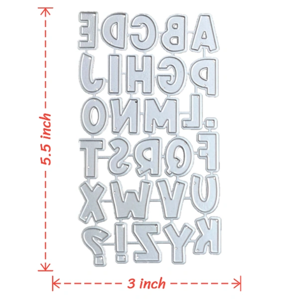 Craft Affaire Alphabet Cutting Die - Design 04