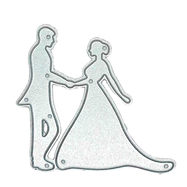 Craft Affaire Wedding Couple Cutting Die - Design 31
