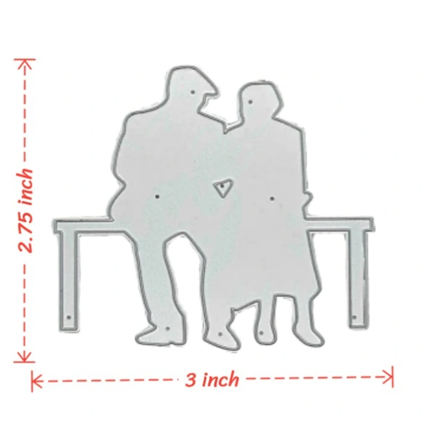 Craft Affaire Couple on Bench - Design 04