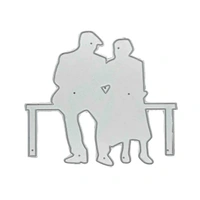 Craft Affaire Couple on Bench - Design 04