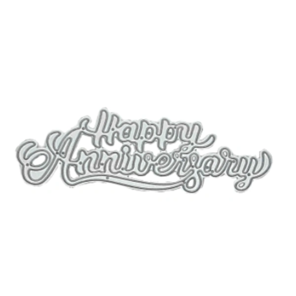 Craft Affaire Happy Anniversary Cutting Die