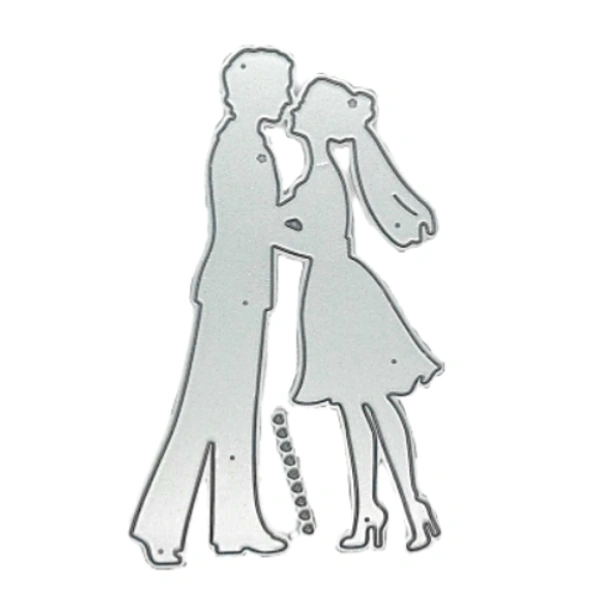 Craft Affaire Wedding Couple Cutting Die - Design 33