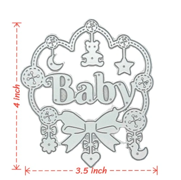 Craft Affaire Baby Topper Cutting Die - Design 04