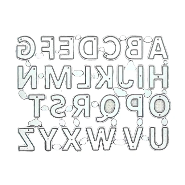 Craft Affaire Alphabet Cutting Die - Design 10