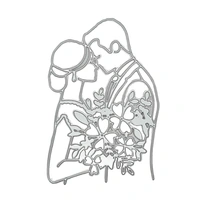 Craft Affaire Couple with Flower Bouquet Cutting Die