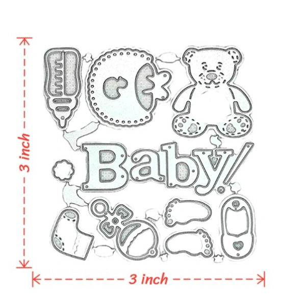 Craft Affaire Baby Elements Cutting Die