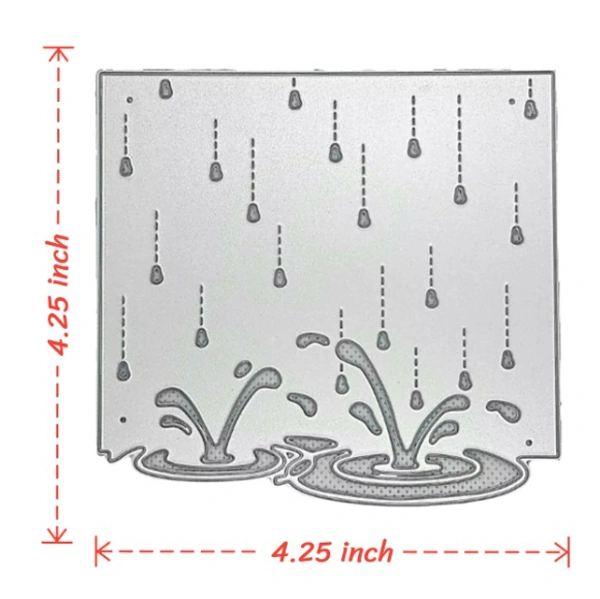 Craft Affaire Rain Background Cutting Die