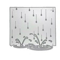 Craft Affaire Rain Background Cutting Die