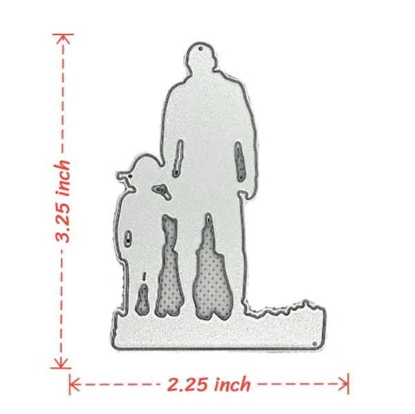 Craft Affaire Father & Child Cutting Die - Design 02