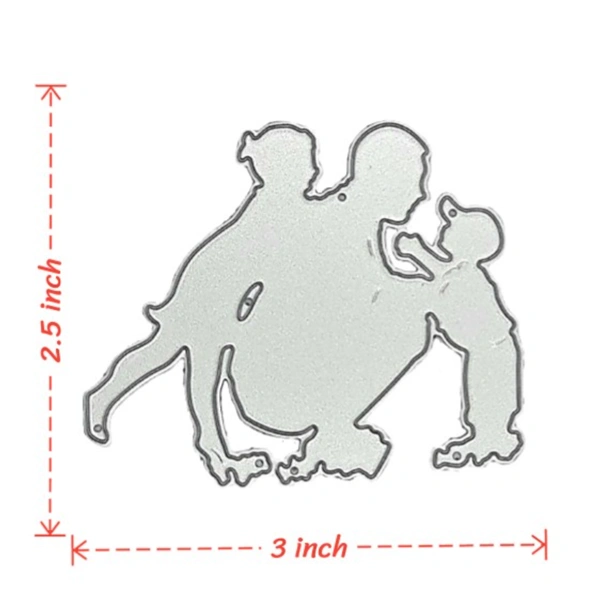 Craft Affaire Father & Child Cutting Die - Design 03