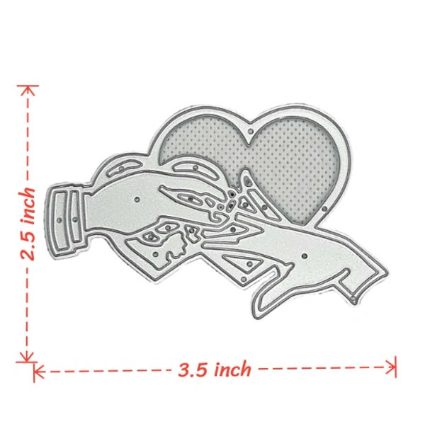 Craft Affaire Wedding Ring Cutting Die - Design 03