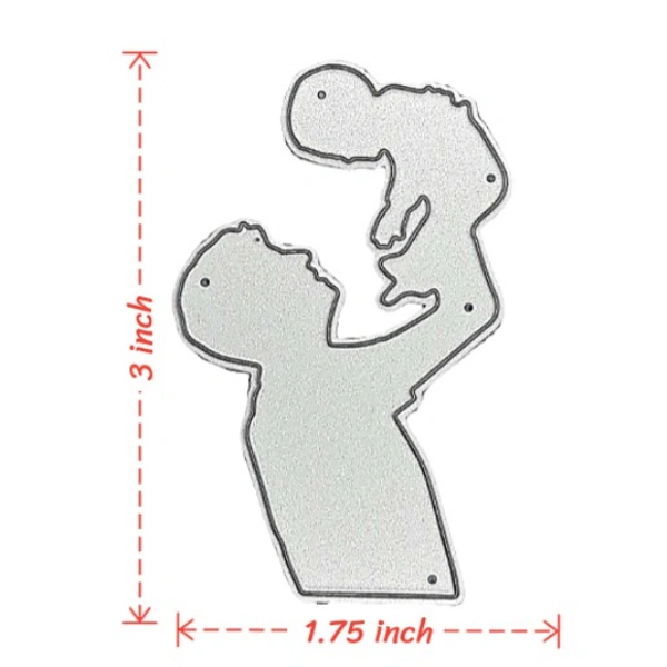 Craft Affaire Father & Child Cutting Die - Design 04