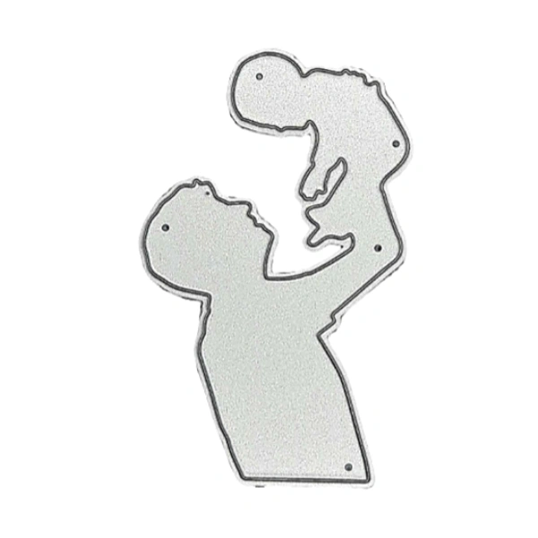 Craft Affaire Father & Child Cutting Die - Design 04