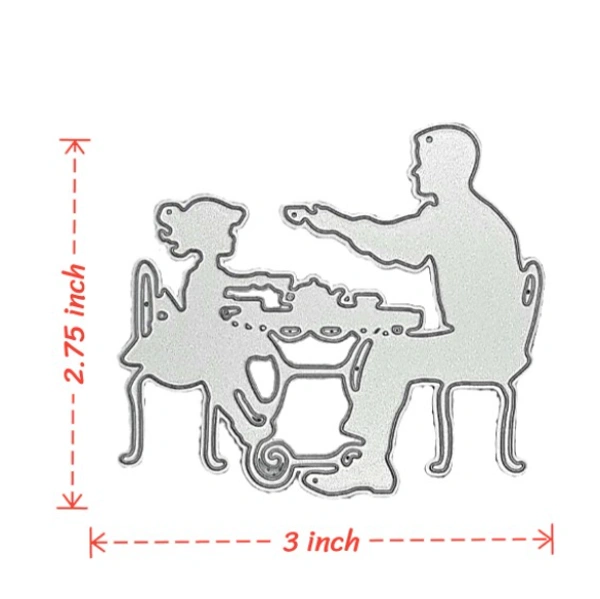 Craft Affaire Father & Child Cutting Die - Design 05