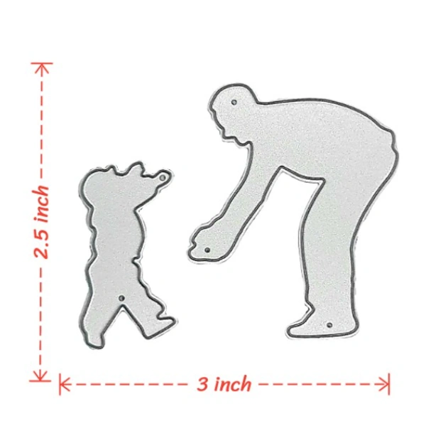 Craft Affaire Father & Child Cutting Die - Design 06