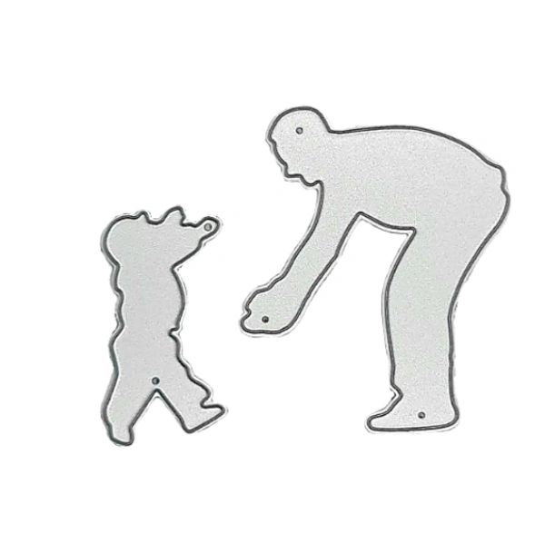 Craft Affaire Father & Child Cutting Die - Design 06