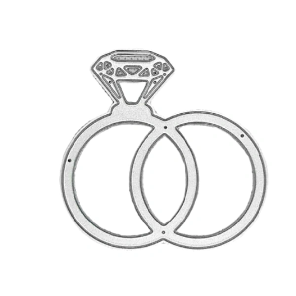 Craft Affaire Wedding Ring Cutting Die - Design 04