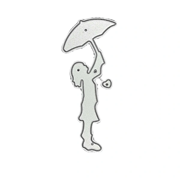 Craft Affaire Girl under Umbrella Cutting Die