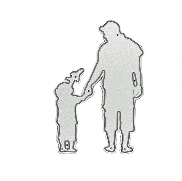 Craft Affaire Father & Child Cutting Die - Design 09