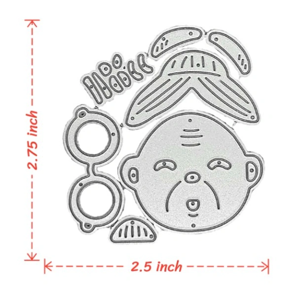 Craft Affaire Old Couple Cutting Die - Design 02