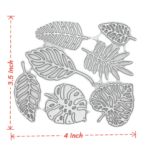 Craft Affaire Leaves Cutting Die - Set of 7