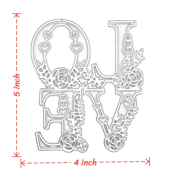 Craft Affaire Designer Love Cutting Die