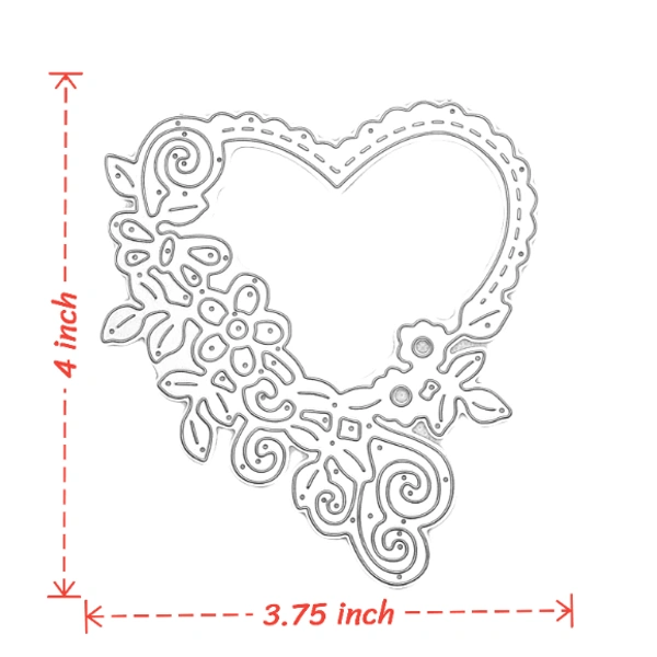 Craft Affaire Designer Heart Frame Cutting Die