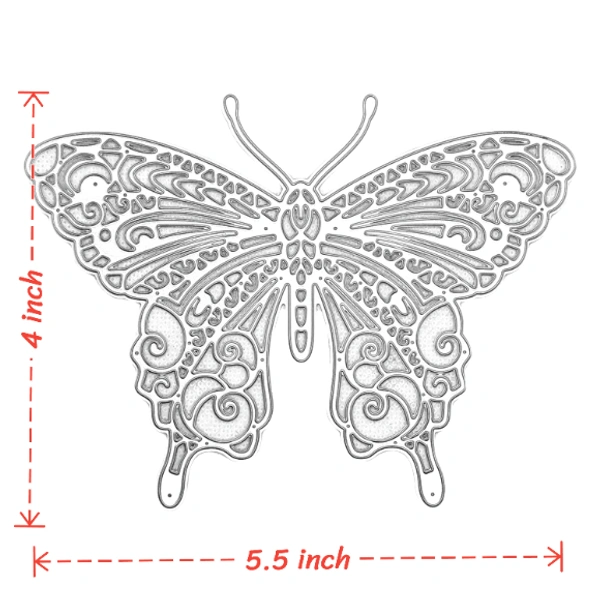 Craft Affaire Butterfly Cutting Die - Design 08