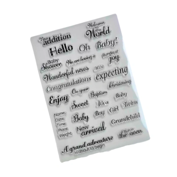 Craft Affaire Baby Shower Clear Stamps - 15 x 21 cm