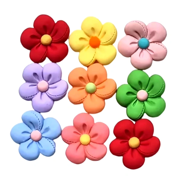 Craft Affaire Flower Miniature - Set of 7 - 2.5 x 2.5 cm