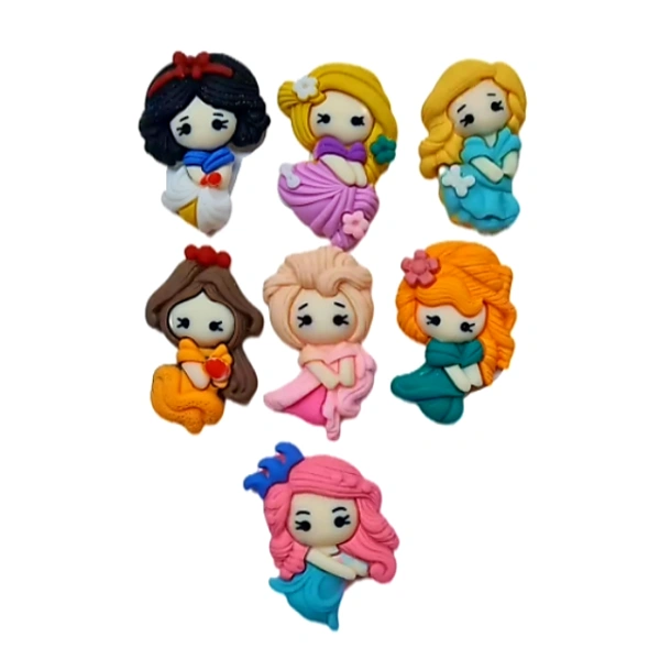 Craft Affaire Princess Miniature - Set of 10 - 2.5 x 3.5 cm