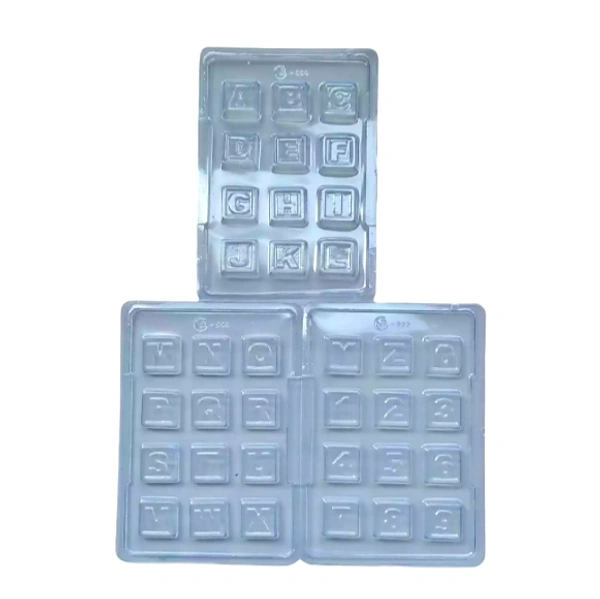 Craft Affaire A to Z & Numbes Square - Set of 3