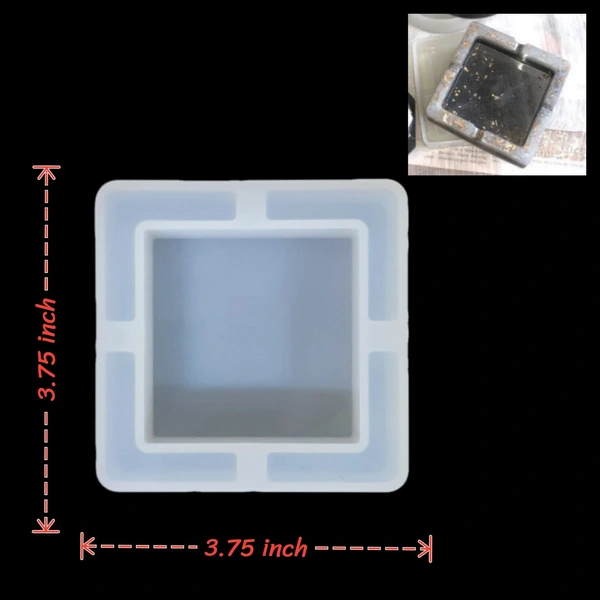 Craft Affaire Square Ash Tray Mould 