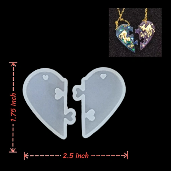 Craft Affaire Love Heart Pendant Mould