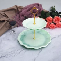 Craft Affaire 2 Tier Tray - Set of 2 - With Stand