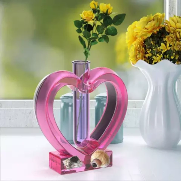 Craft Affaire Test Tube Planter - Heart