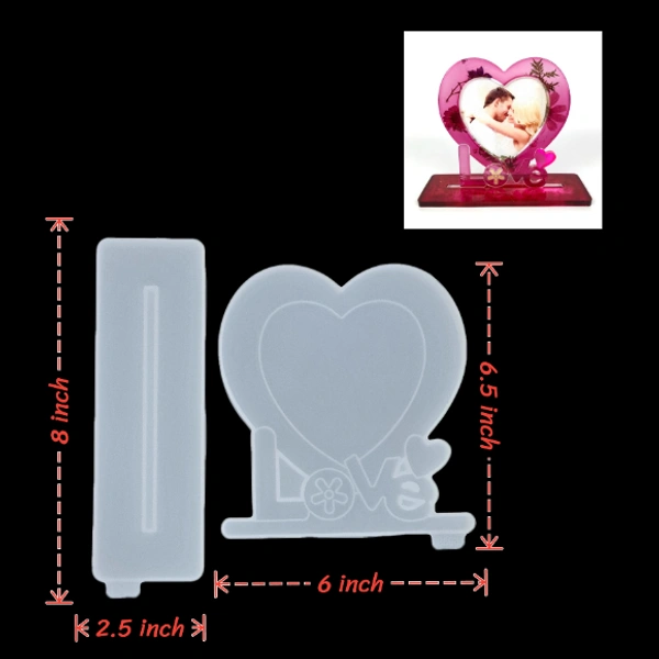 Craft Affaire Heart Photo Frame with Stand