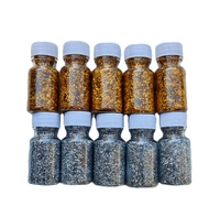 Craft Affaire Glitter - Silver & Golden - Set of 10 - 10g each