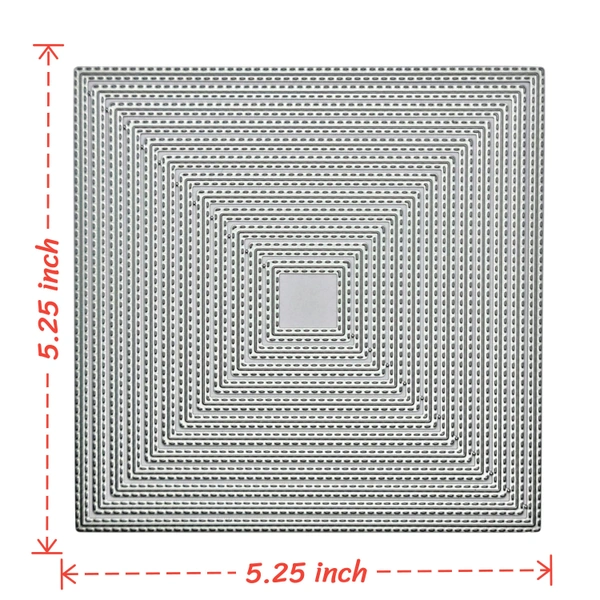 Craft Affaire Square Frames - Set of 12