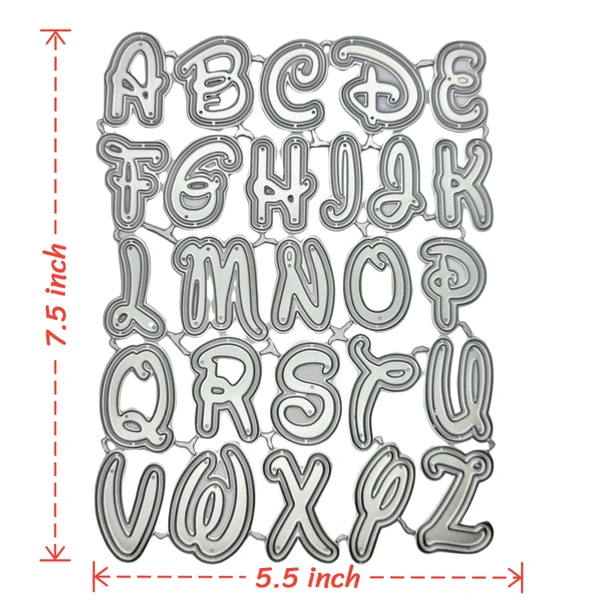 Craft Affaire Cursive Alphabets 