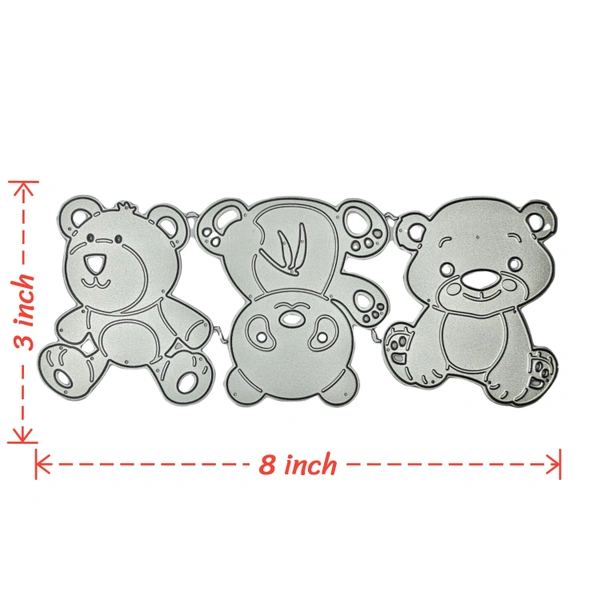 Craft Affaire Cute Teddies - Set of 3